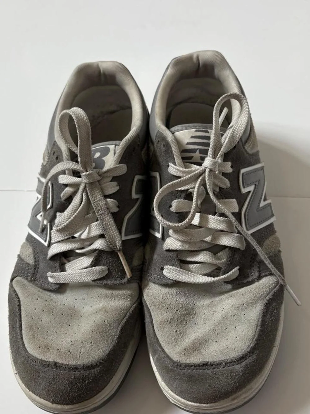 New Balance 480 Gray and Light Gray Suede Men's Sneakers